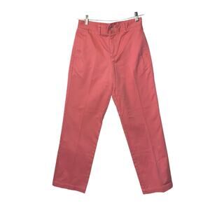 Vineyard Vines Pants Boys 14 Classic Fit Club Coral Cotton Twill Fall